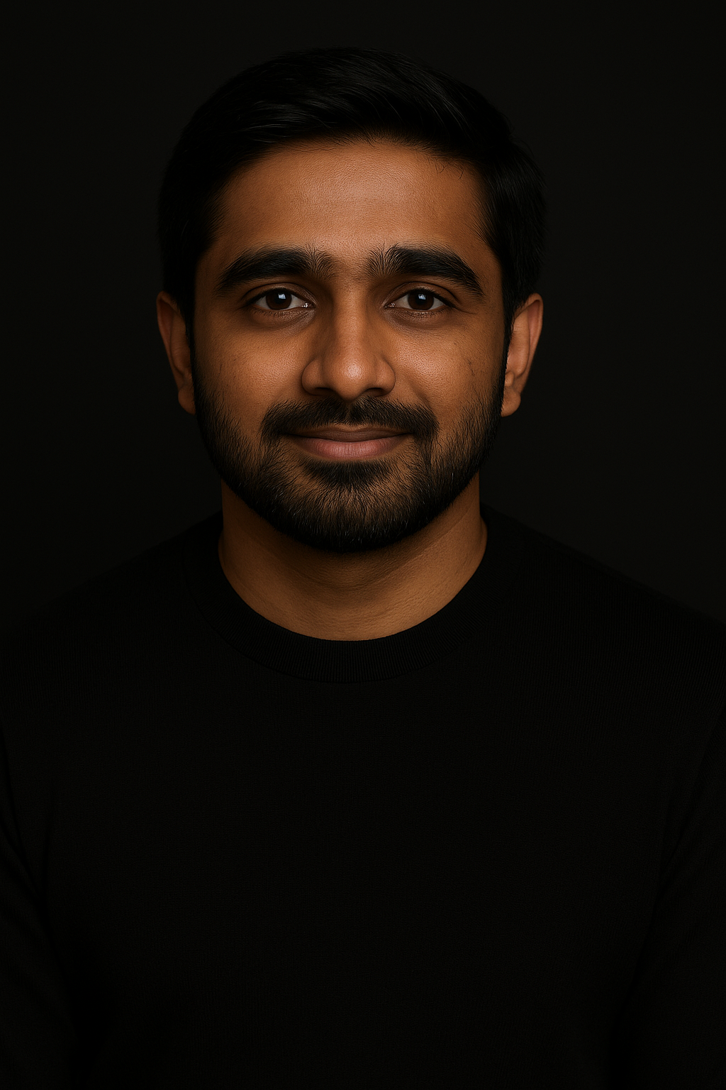 AI-generated editorial portrait of Aswin Kumar